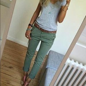Green pants nwt